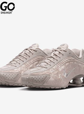 Nike/耐克正品Shox R4女士缓震气柱低帮耐磨经典跑步鞋HV0934-001