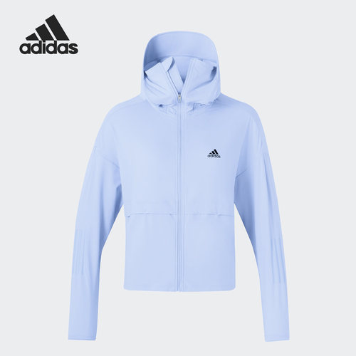 Adidas/阿迪达斯JACKET女子凉感夏季轻薄连帽外套IT2488