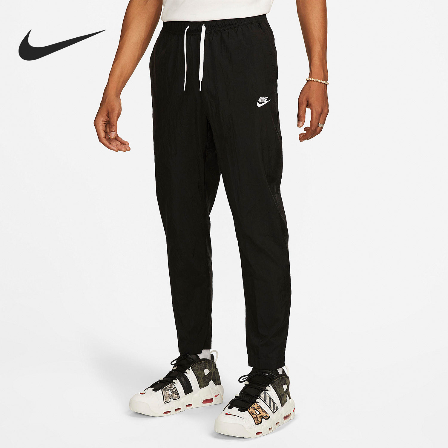 Nike/耐克官方正品秋季男子休闲裤梭织跑步运动长裤FB7407-010