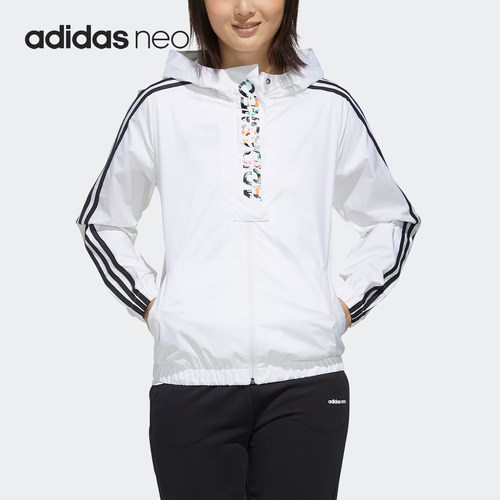 Adidas/阿迪达斯正品neo W FAVES WB 女子运动夹克外套FP7321