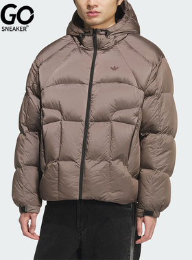 Adidas/阿迪达斯正品三叶草男士休闲复古宽松面包羽绒服KS6080
