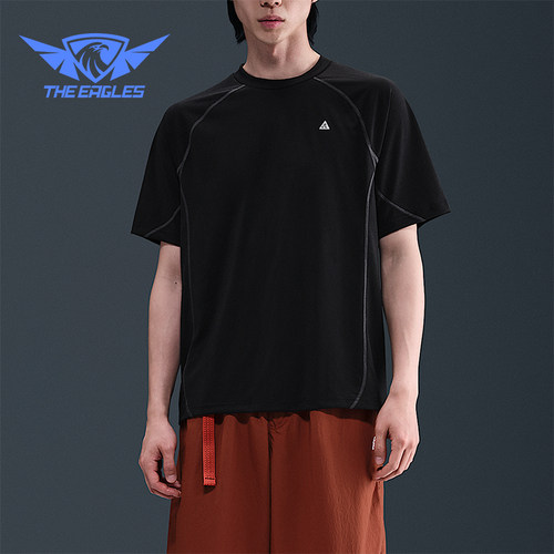 Nike/耐克正品Dri-FIT男士套头针织休闲运动透气短袖HJ2882-010