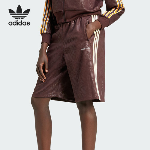 Adidas/阿迪达斯正品三叶草女士宽松运动休闲五分裤JC6142