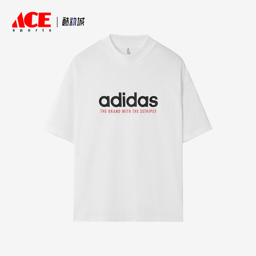 Adidas/阿迪达斯正品2025男士日常圆领套头透气耐穿短袖KG8941