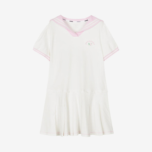 女童简约时尚 Skechers 新款 夏季 柔软针织连衣裙 斯凯奇正品