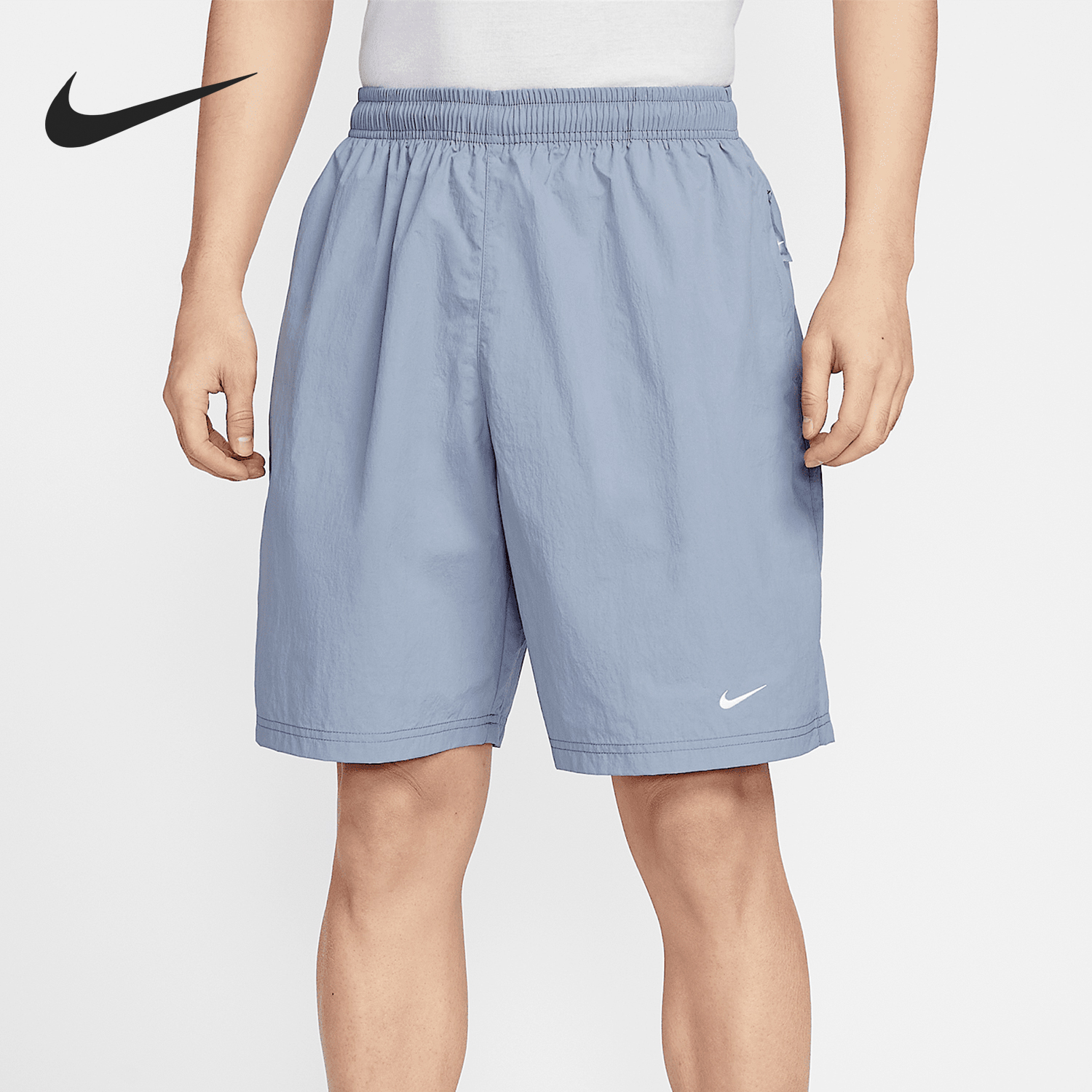 Nike/耐克官方正品Solo Swoosh男士运动梭织宽松短裤IF0619-493