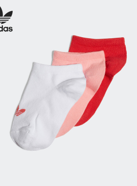 Adidas/阿迪达斯正品三叶草LinerSocks3Pairs经典运动袜FL9641
