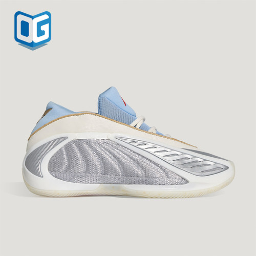 Adidas/阿迪达斯正品ANTHONY EDWARDS 2男女耐磨中帮篮球鞋KJ5134