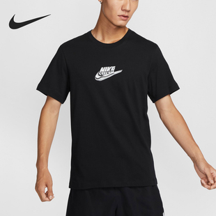 新款 夏季 男士 简约圆领休闲运动短袖 010 Nike FZ5398 耐克官方正品