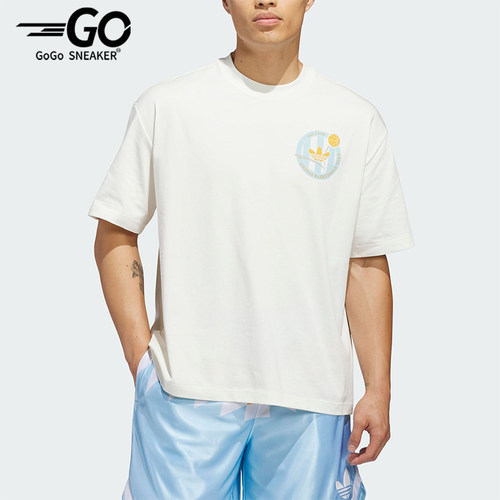 Adidas/阿迪达斯正品三叶草男士经典圆领轻盈篮球风短袖T恤KD3613