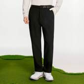 李宁正品 AYKV453 高尔夫系列男子舒适透气运动训练梭织直筒长裤