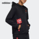 Adidas neo蜘蛛侠联名情人节男子运动连帽卫衣H55129 阿迪达斯正品