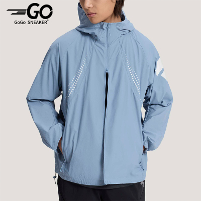 Adidas/阿迪达斯正品FOS WV UPF JK男士梭织拒水宽松外套KW0102