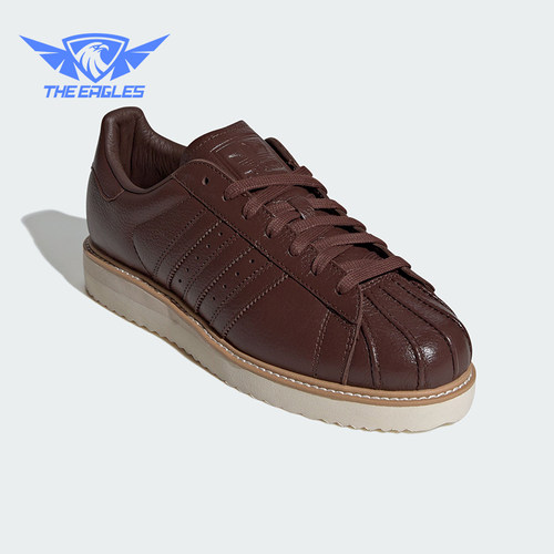Adidas/阿迪达斯正品三叶草男女休闲经典皮面贝壳头板鞋IH4175