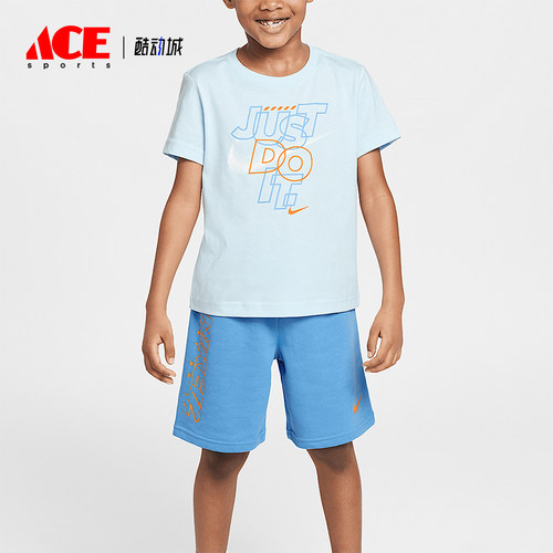Nike/耐克正品Rhythm小童透气网眼经典针织印花套装II2556-432