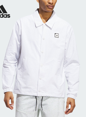Adidas/阿迪达斯正品高尔夫男士简约运动翻领夹克外套IN9258