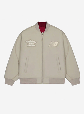 New Balance/NB正品新款男士时尚双面穿拉链夹克外套AMJ51390-ADS