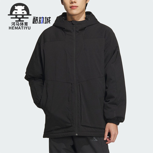 阿迪达斯男士防泼水运动棉服