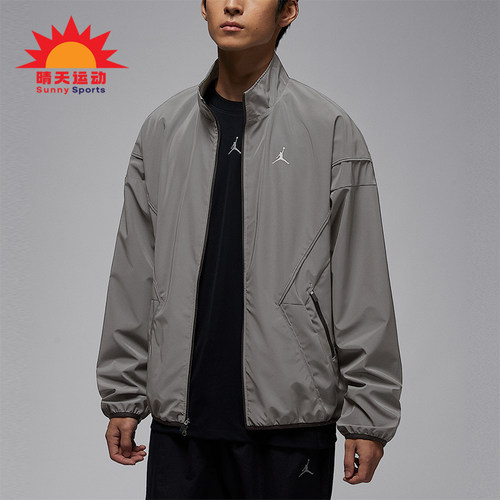 Nike/耐克正品JORDAN男士休闲立领印花梭织运动外套IF1878-095