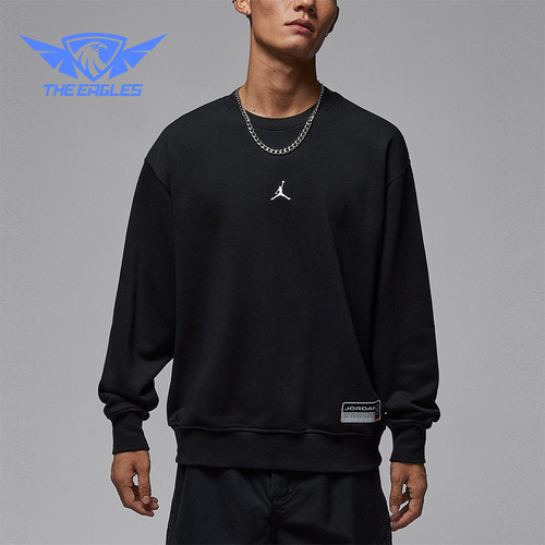 Nike/耐克正品JORDAN男士休闲套头针织运动圆领卫衣IO7830-010