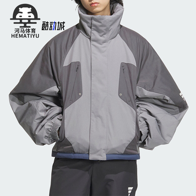 阿迪达斯男士运动摩登修身棉服