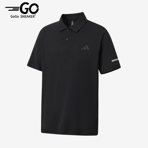 Adidas/阿迪达斯正品新款男黑色时尚简约短袖Polo衫KX2745