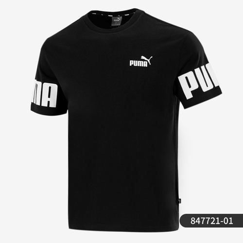 Puma/彪马正品 秋冬季新款男子运动休闲宽松透气短袖T恤847721-02