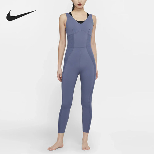 Nike/耐克正品运动女士时尚修身弹力经典无袖连体衣CJ5273-491