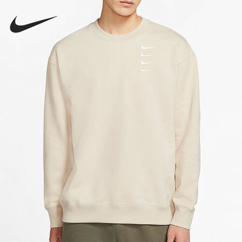 Nike/耐克官方正品男子舒适休闲运动圆领卫衣套头衫 DB9408-122