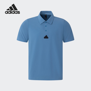 休闲凉感短袖 新款 男士 JD5742 POLO衫 阿迪达斯官方正品 Adidas 夏季