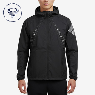 Adidas/阿迪达斯正品FOS连帽拉链长袖夹克经典男夹克外套KW0100