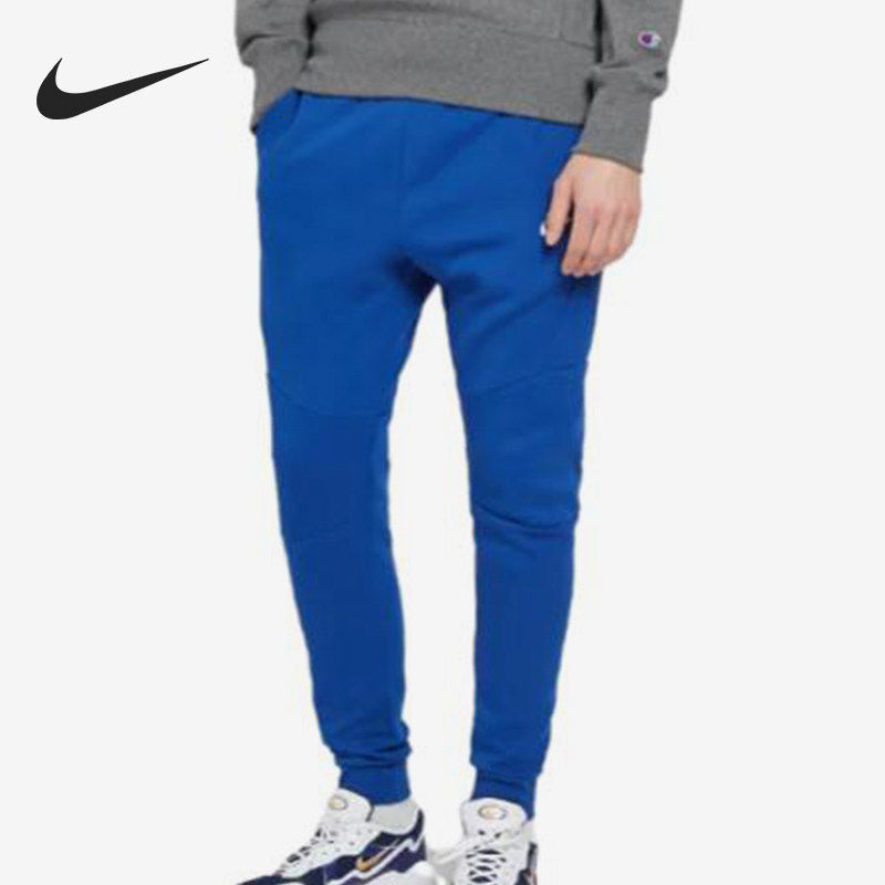 Nike耐克正品男款拼色系绳束脚针织日常出行运动裤805162-438