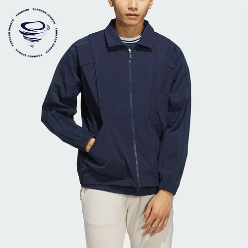 Adidas/阿迪达斯正品BTC FZ JACKET男士高尔夫翻领外套JN9106