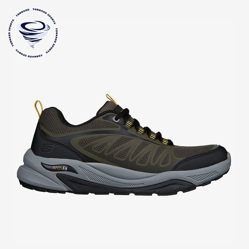 Skechers/斯凯奇正品冬季男士透气低帮耐磨户外登山运动鞋