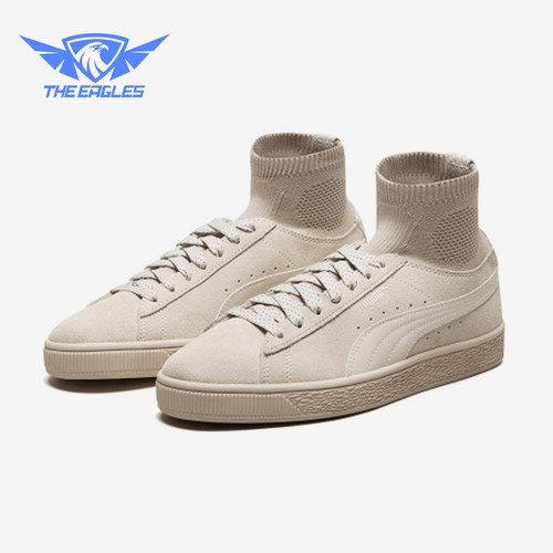 Puma/彪马正品SuedeClassicSock男女同款高帮袜套板鞋364074-02