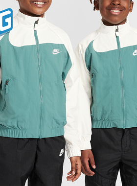 Nike/耐克正品夏季新款大童运动休闲立领夹克外套FN9134-361