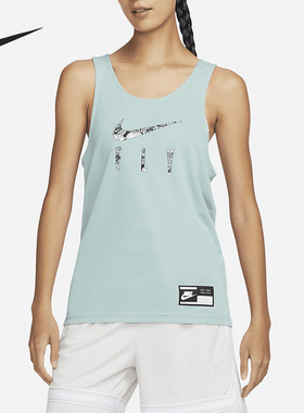 Nike/耐克官方正品训练健身女子印花透气无袖背心T恤FB7987-309