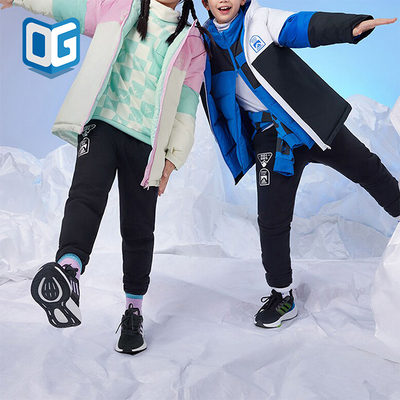 阿迪达斯正品儿童运动羽绒服