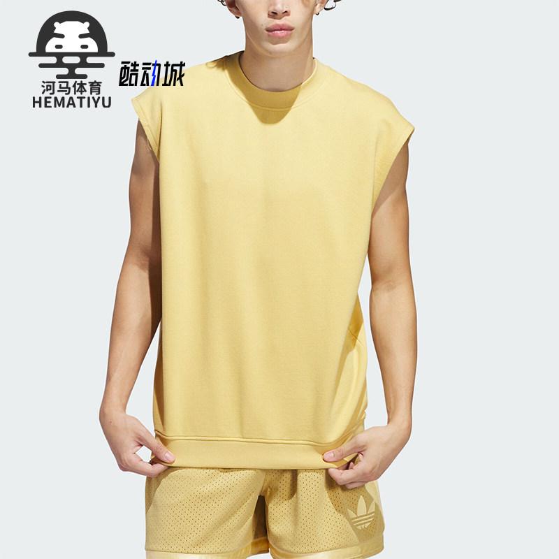 阿迪达斯男女运动无袖背心