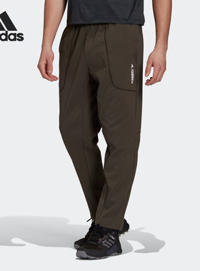 Adidas/阿迪达斯正品新款男子运动户外训练直筒长裤GU6499