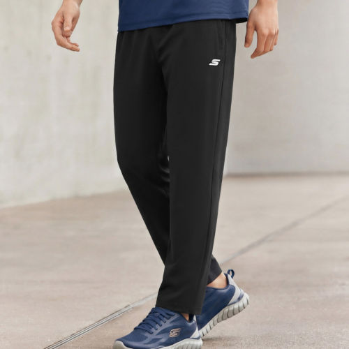 Skechers斯凯奇正品男针织松紧亲肤舒适运动裤P226M081-0018