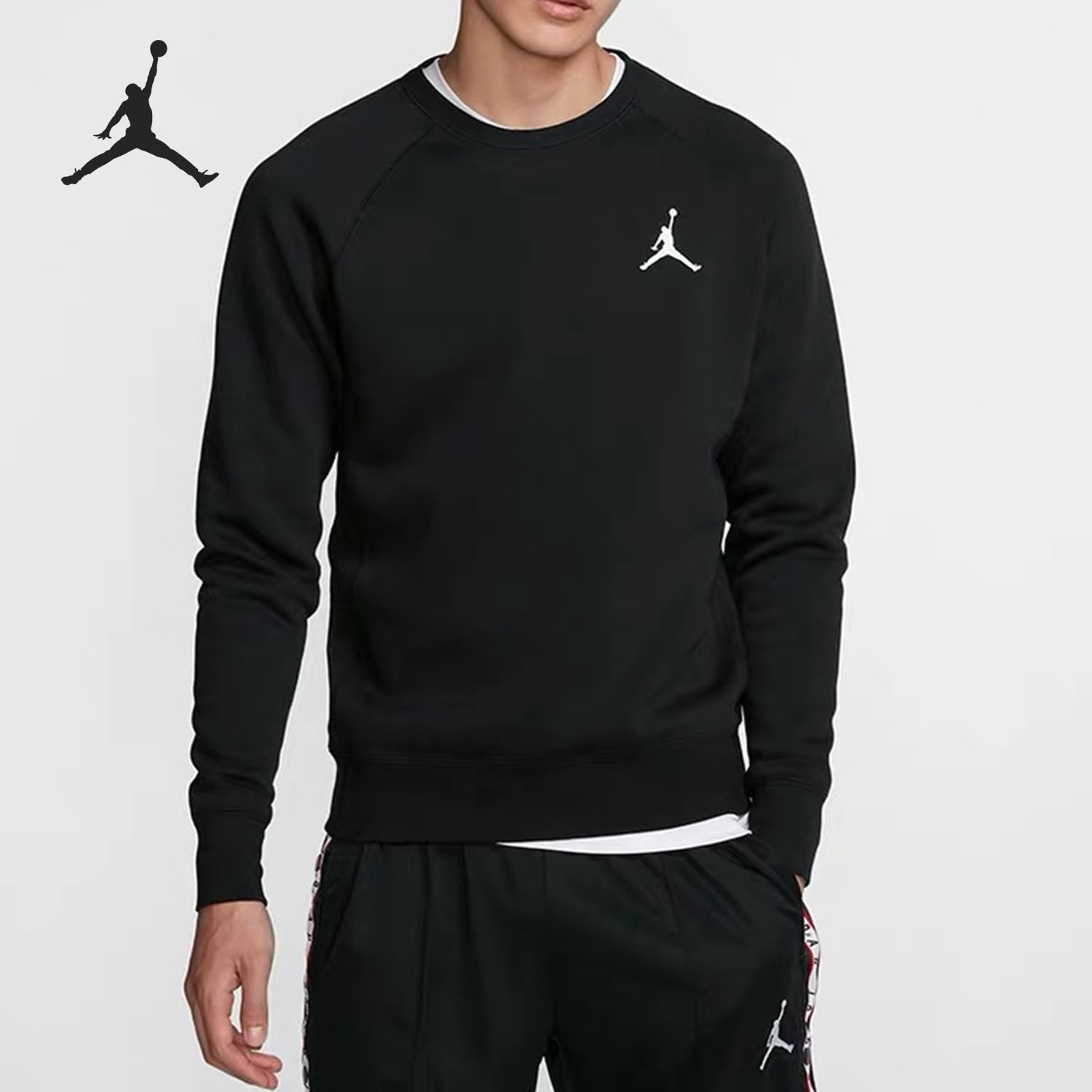 Nike/耐克官方正品 JORDAN 男子加绒圆领运动套头衫卫衣 BQ2941