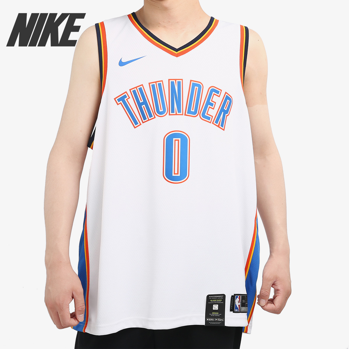 Nike/耐克正品俄克拉荷马城雷霆队SW NBA CONNECTED 男球衣864437