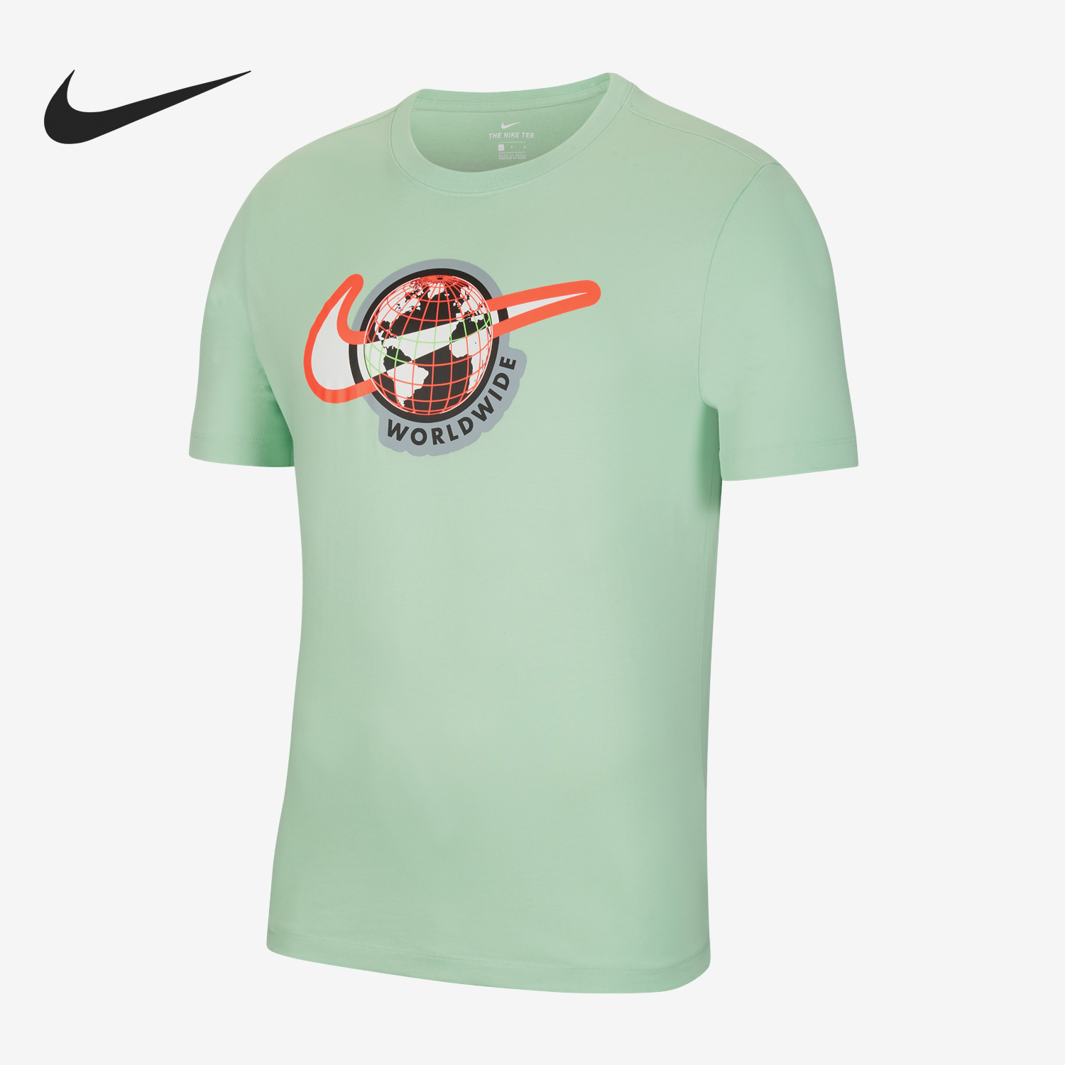 Nike/耐克正品运动男子透气休闲圆领印花户外短袖CW0387-318