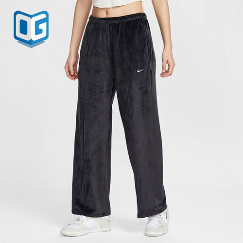 Nike/耐克正品2025春季新款女士运动中腰加绒长裤HJ0923-010