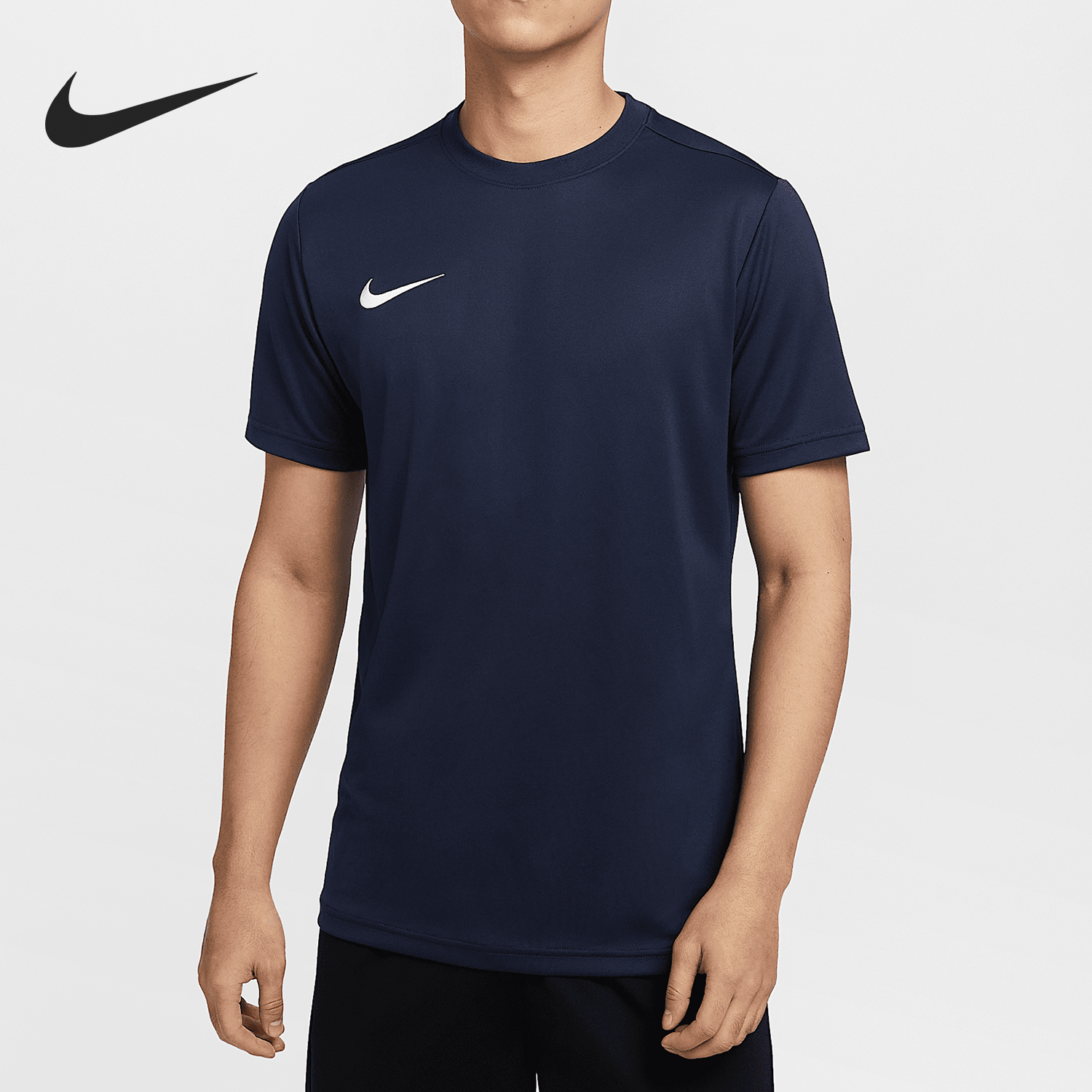 Nike/耐克官方正品春季新款男士跑步健身透气刺绣短袖IB8640-410
