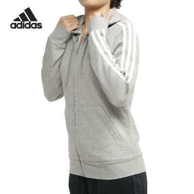 阿迪达斯女子休闲连帽运动外套