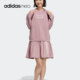 新款 当季 NEO 女子圆领长袖 HM9884 Adidas 连衣裙 阿迪达斯正品