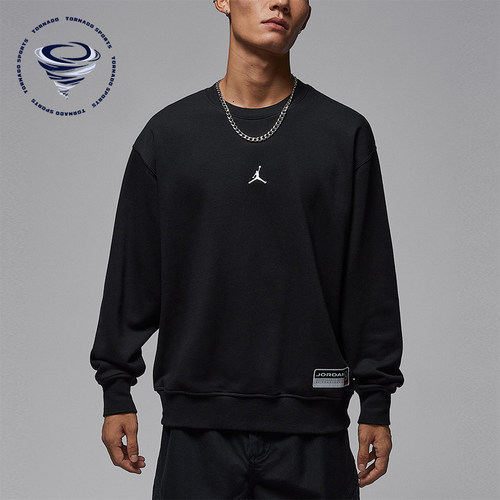 Nike/耐克正品JORDAN男士休闲套头针织运动圆领卫衣IO7830-010