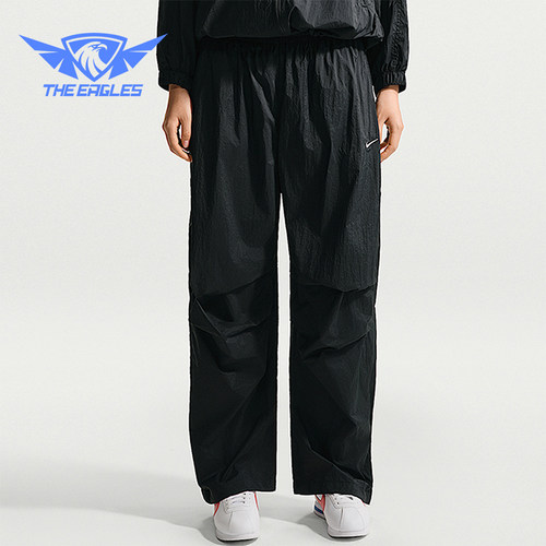 Nike/耐克正品夏季女士日常防晒中腰轻盈运动梭织长裤IO3377-010
